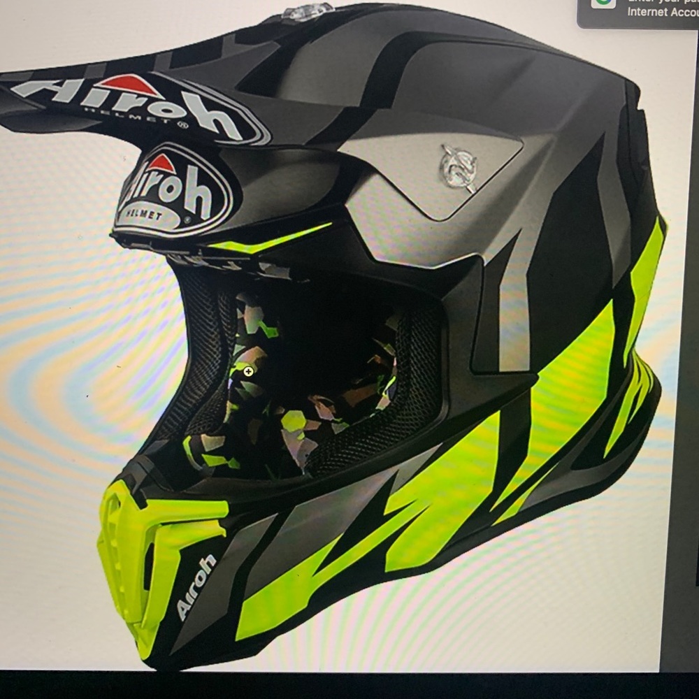 Brand new with tag motor bike riding helmet.